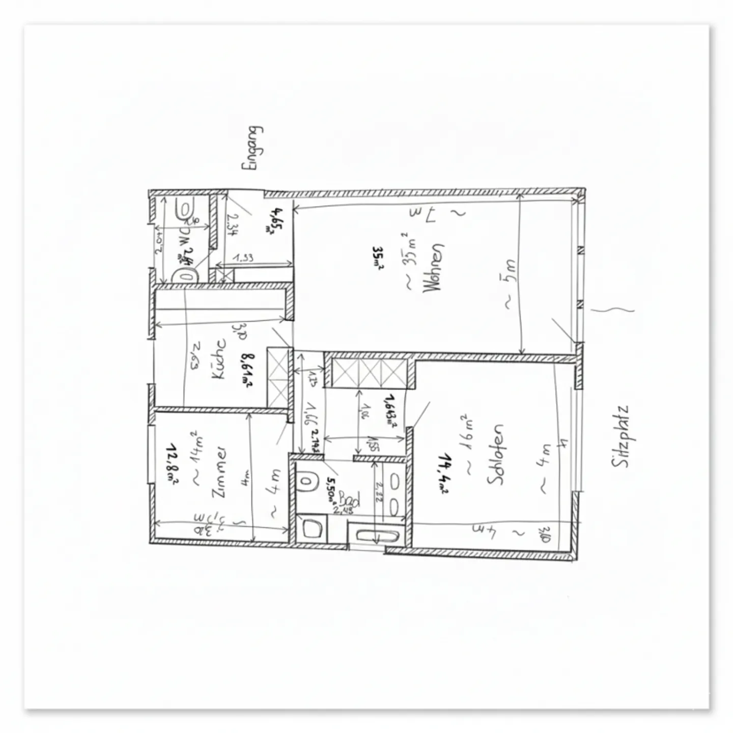 Wohngenuss mit Gartenidylle - Ihre Erdgeschosswohnung in Niederscherli - Foto 12 von 12