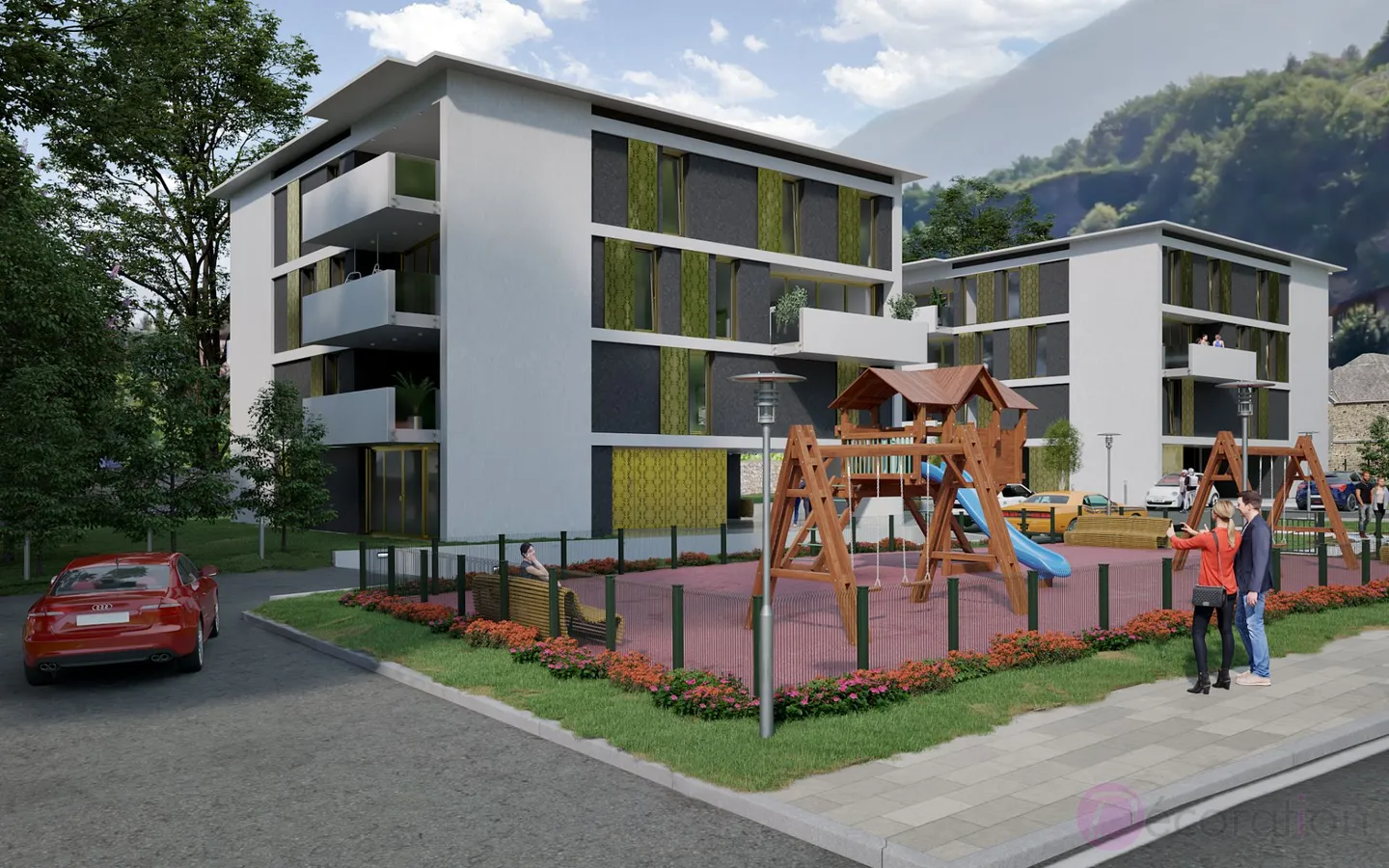 Luxuswohnungen in Saxon - Foto 3 von 4