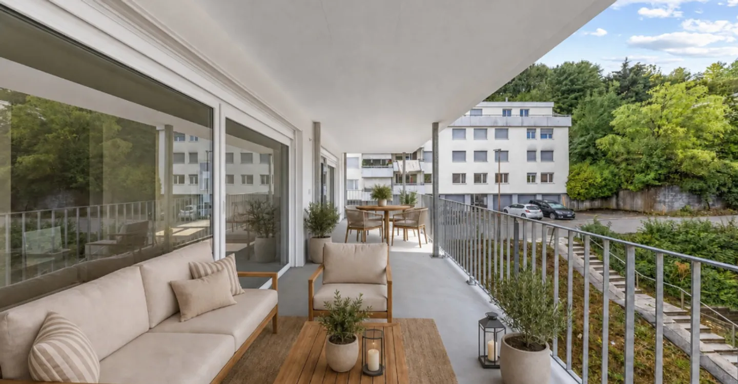 Magnifico appartamento di 3,5 stanze con spaziosa terrazza soleggiata - Foto 12 di 12