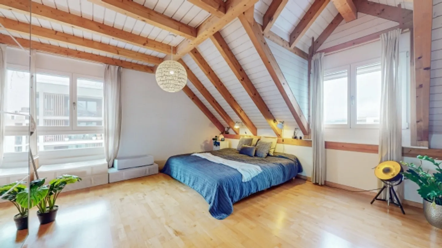 SPAZIO ABITATIVO MODERNO SOTTO IL TETTO CON 2 PIANI E TERRAZZA - Foto 5 di 8