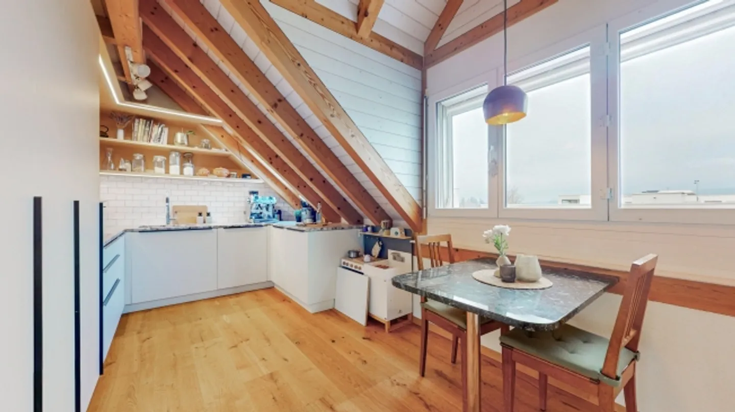 SPAZIO ABITATIVO MODERNO SOTTO IL TETTO CON 2 PIANI E TERRAZZA - Foto 1 di 8