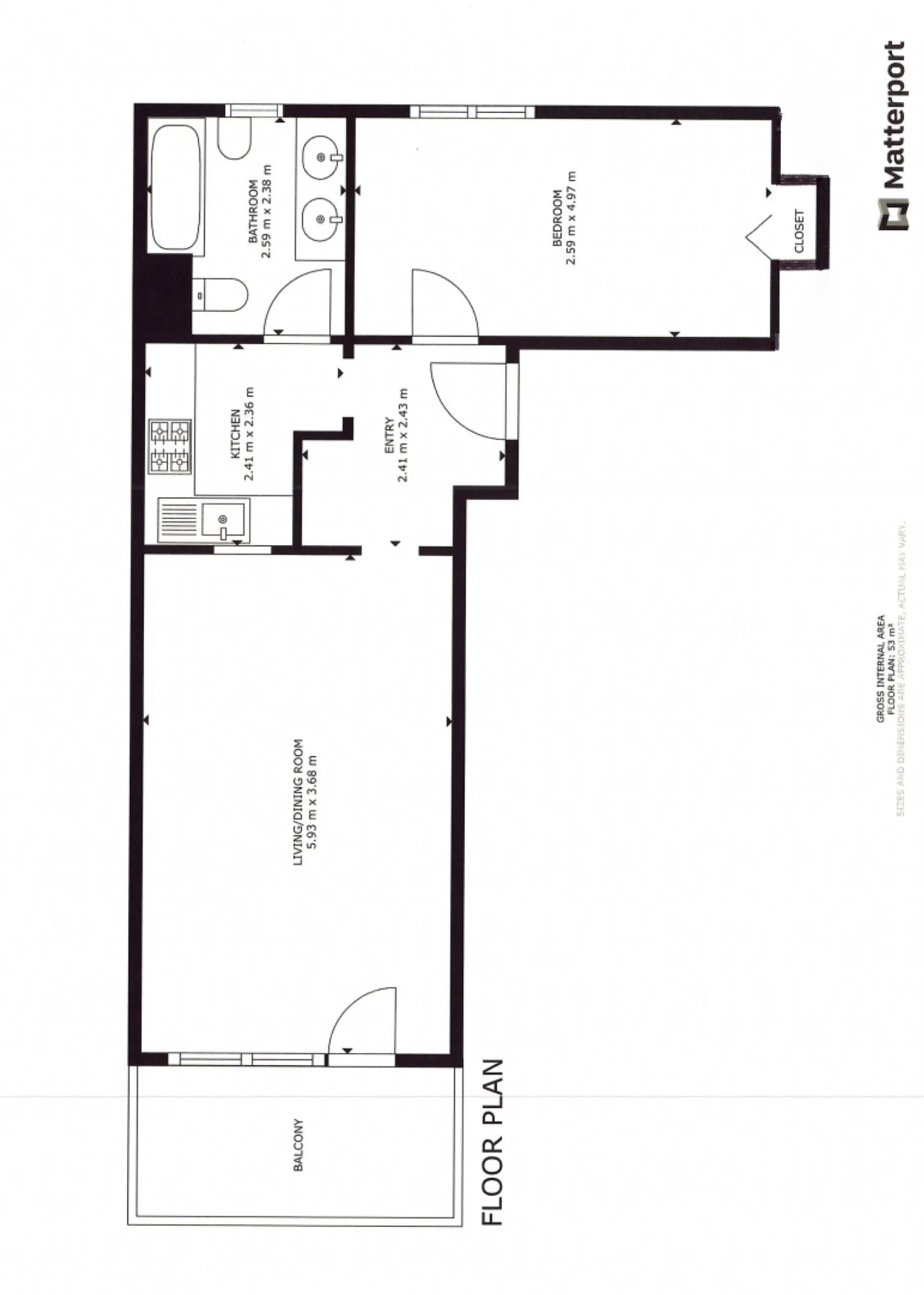 2-room apartment in the village center with management - Photo 9 of 13