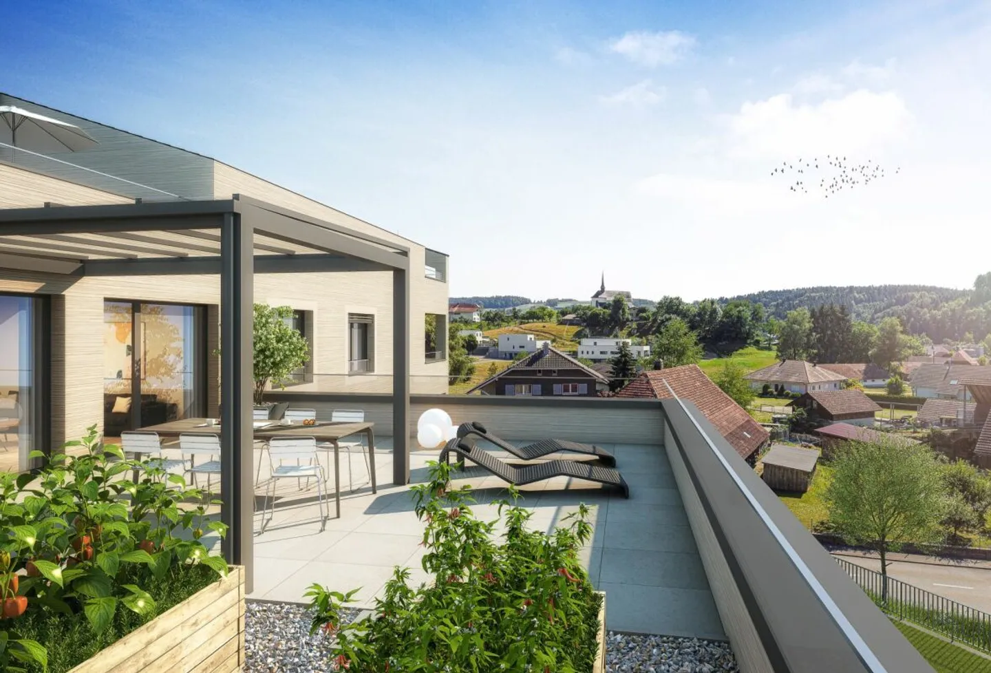 Nouvelle construction : Appartement en copropriété de 3,5 pièces - Photo 3 sur 4