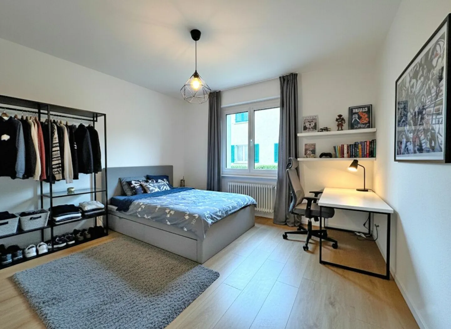 Wohnung mit 4,5 Zimmern, renoviertem Balkon und vermietet - Foto 9 von 18