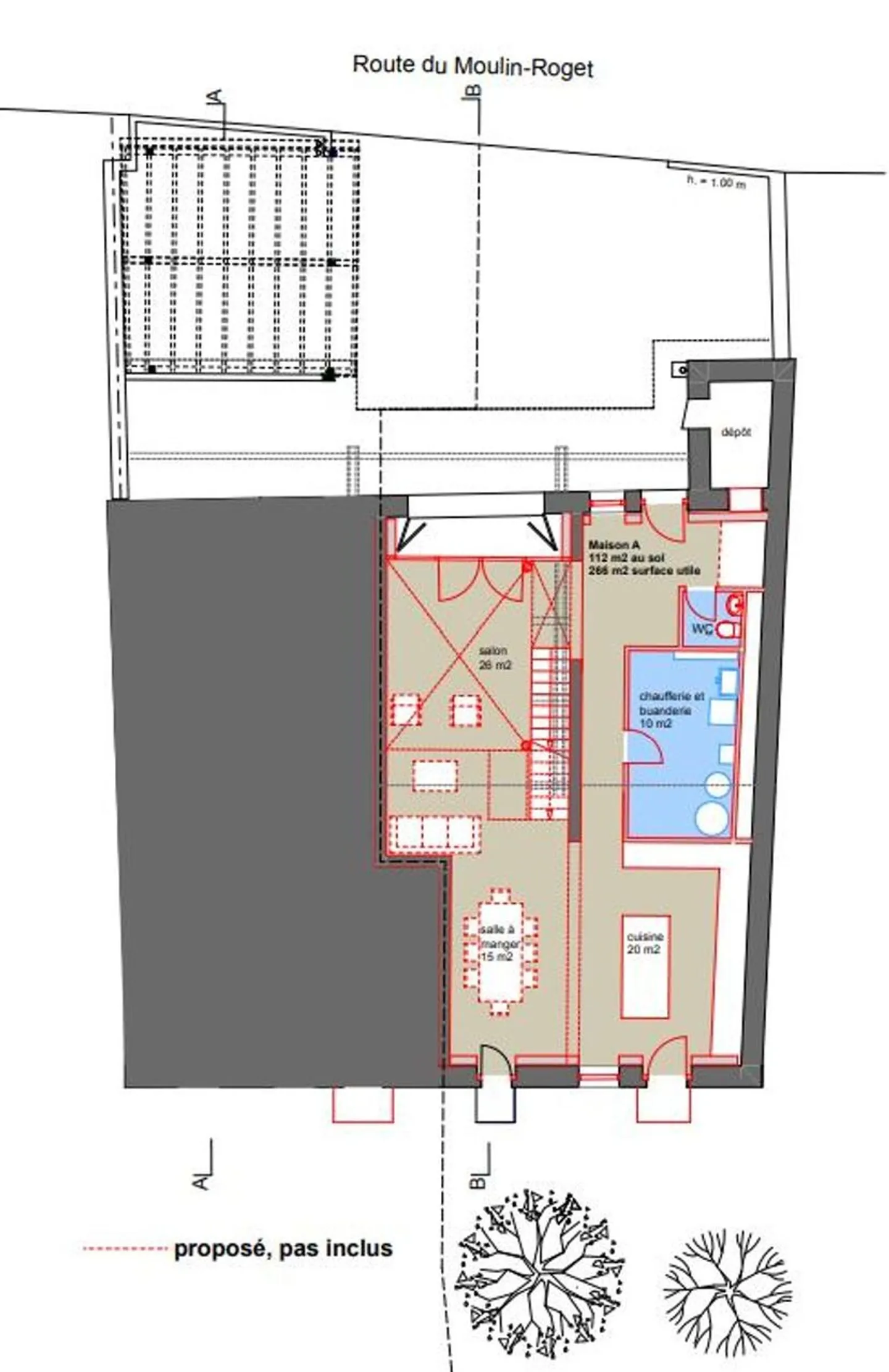 The Grange of Moulin Roget - Promotion of 2 contiguous villas - Lot A - Photo 4 of 11