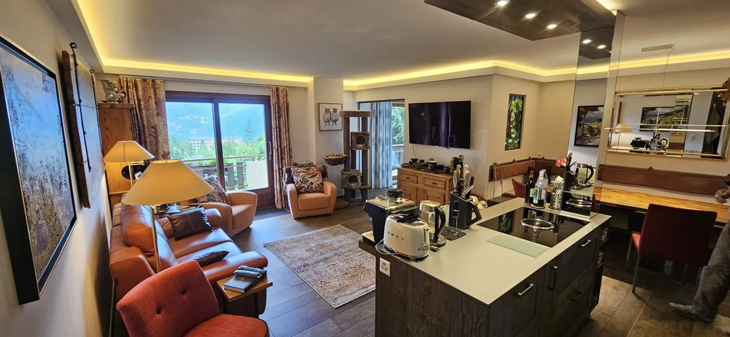 Wunderschöne 5,5-Zimmer-Wohnung, Ski-In / Ski-Out, am Fuße der Arnouva-Seilbahnen - Foto 1 von 7