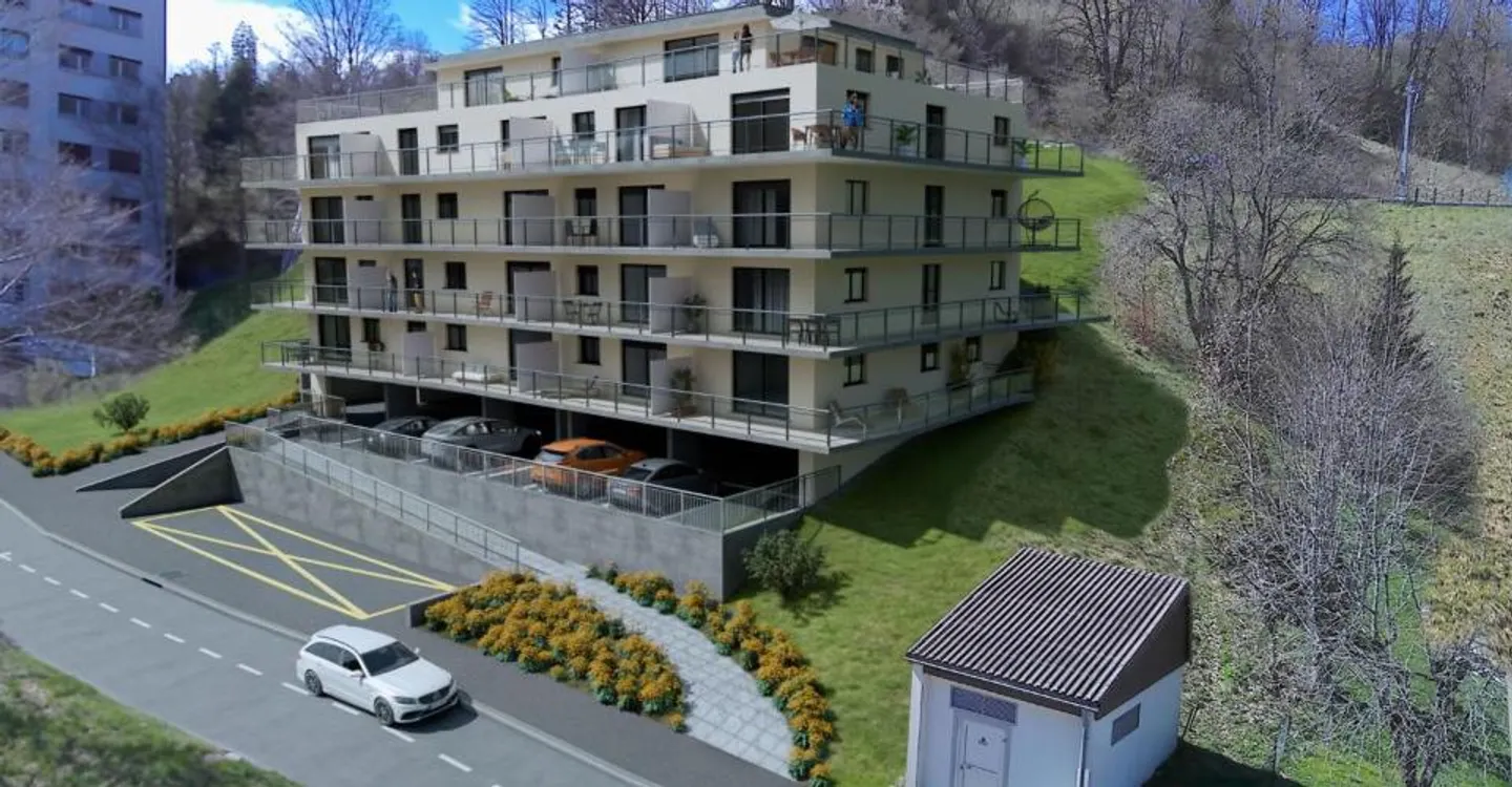 Les Terrasses du Verger - Herrliche 4,5-Zimmer-Wohnung (Los 37) - Foto 4 von 5