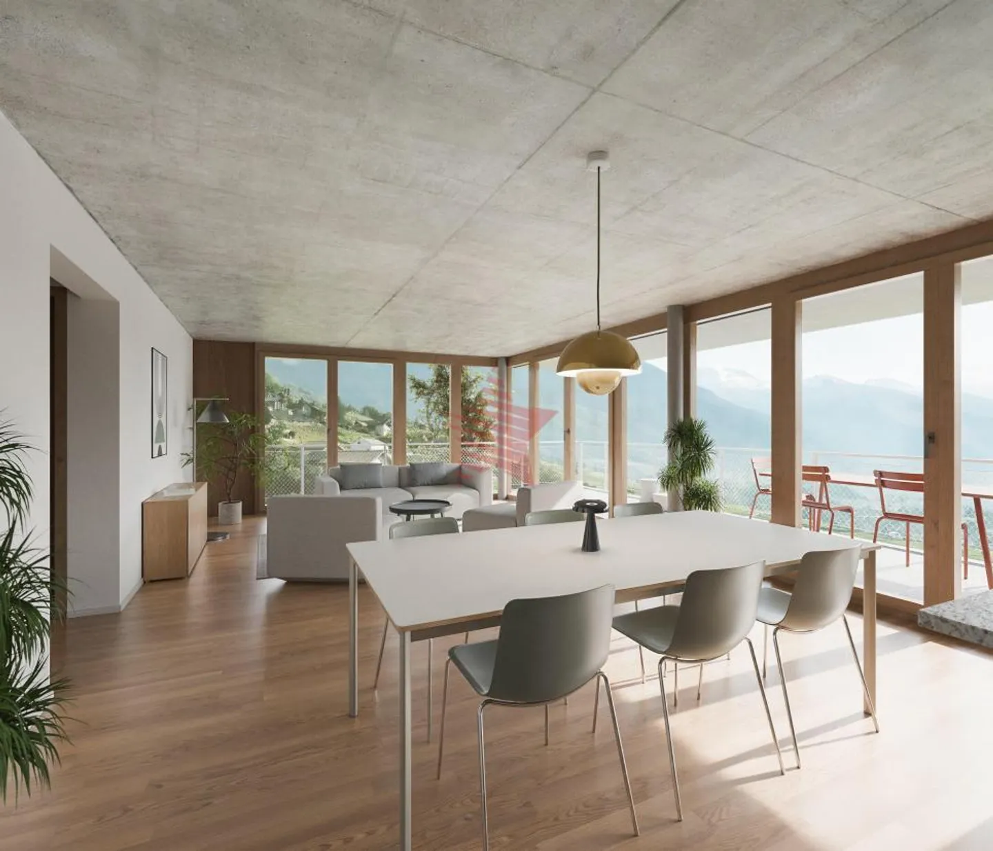 Lot B11 - 3.5 Rooms New with Panoramic View & Exceptional Sunlight - Photo 3 of 8