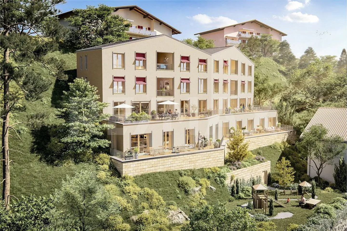 Wohnen am Sonnenhang Neubau "Casa Nido": 3 ½-Zimmer Wohnung Nr. 2 - - Erst- oder Zweitwohnsitz - Foto 2 di 5