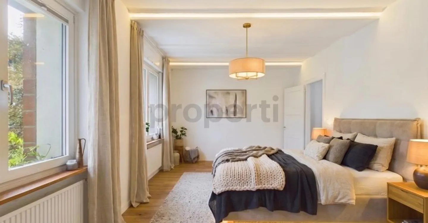 Appartamento affascinante di 3,5 stanze (facilmente ampliabile a 4,5 stanze) con piscina, sauna in legno di pino e una comunità vivace ad Arisdorf - Foto 4 di 13