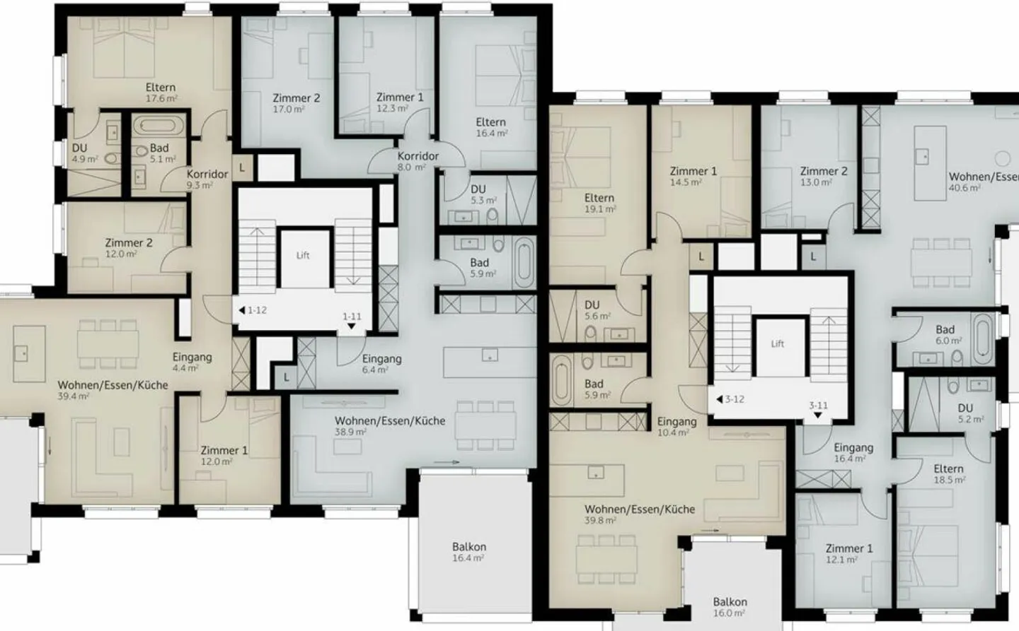 133 m² | Appartement 4.5 pièces | 1er étage - Photo 8 sur 10