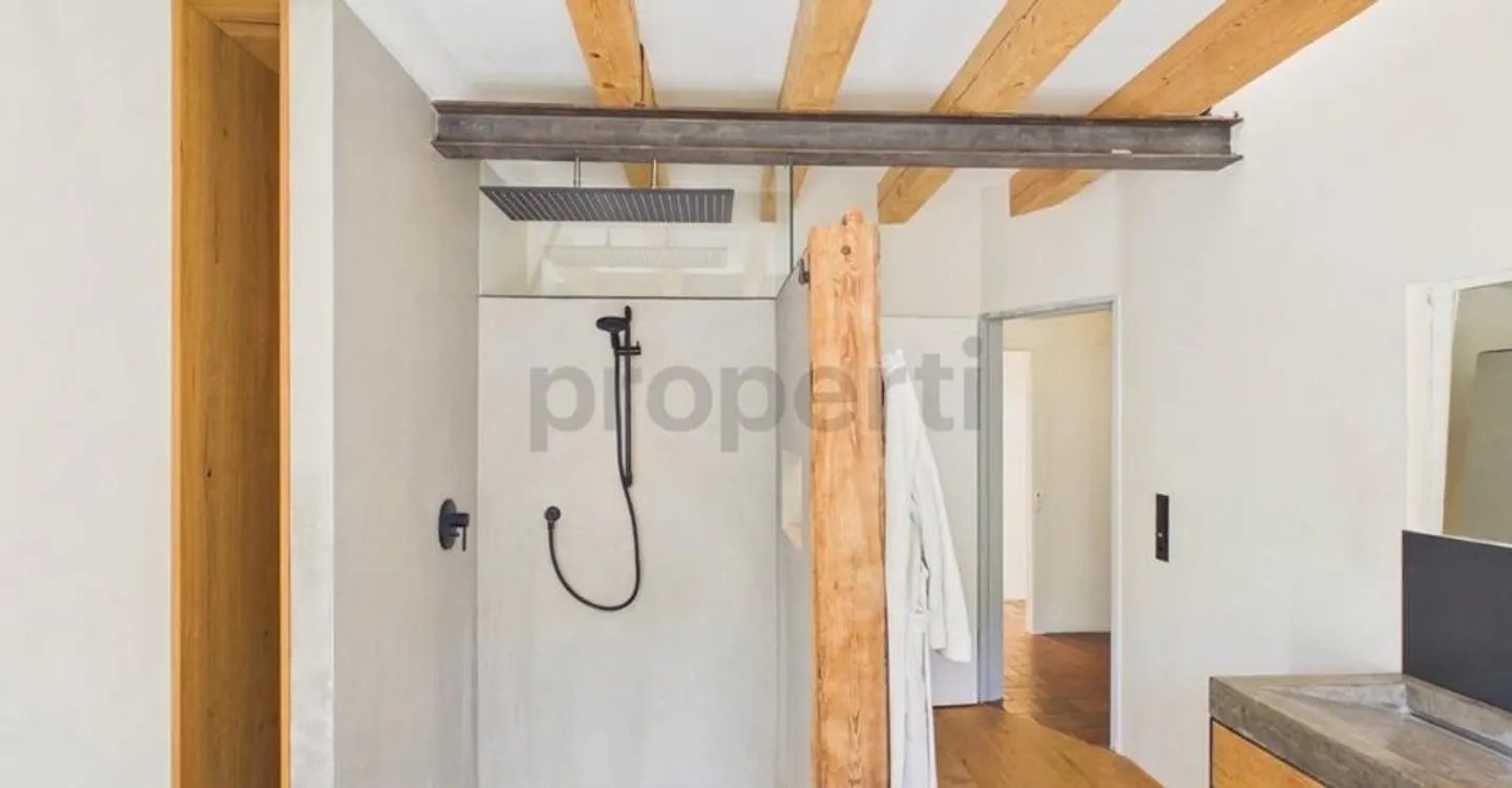Appartamento affascinante di 3,5 stanze (facilmente ampliabile a 4,5 stanze) con piscina, sauna in legno di pino e una comunità vivace ad Arisdorf - Foto 7 di 13