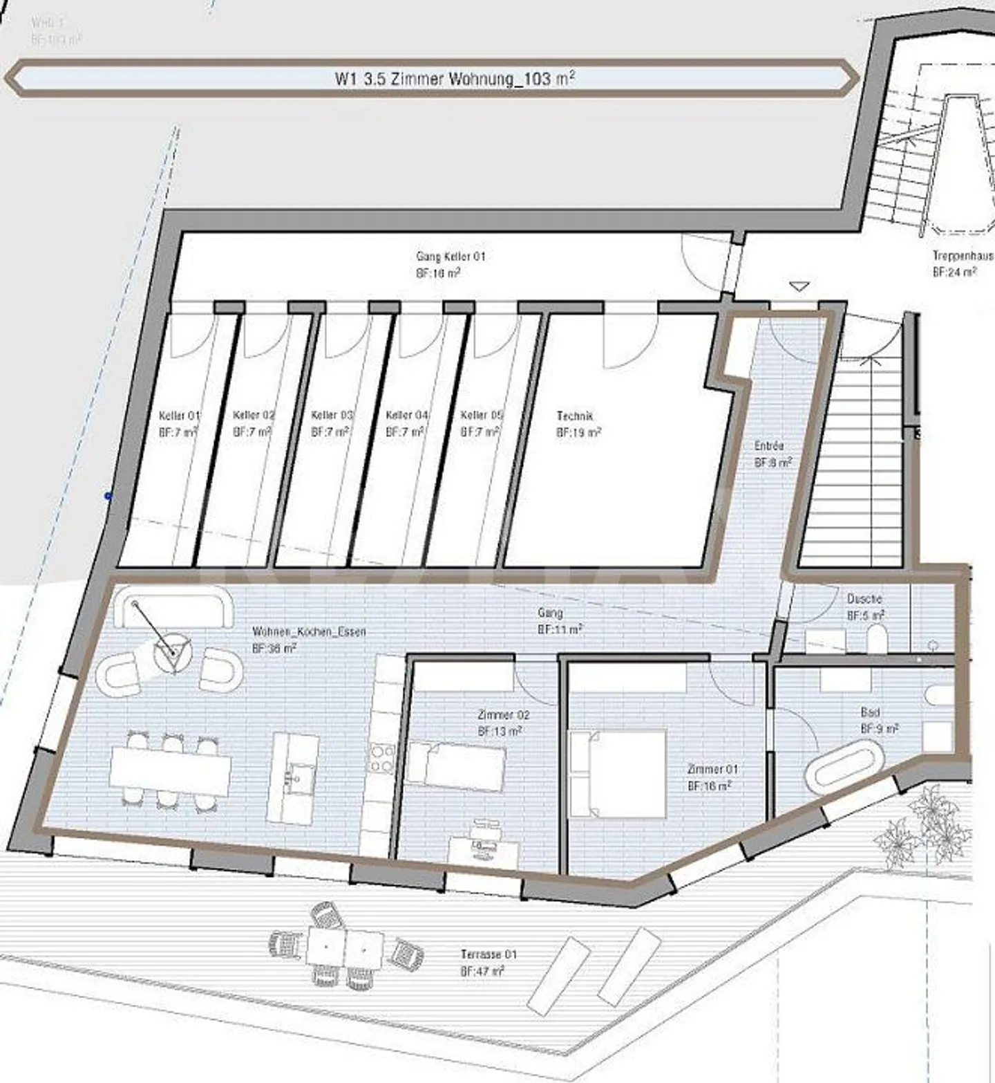 Vivere sulla pendenza soleggiata Nuova costruzione "Casa Nido": Appartamento 3 ½ stanze n. 1 - Residenza principale o secondaria - Foto 6 di 6