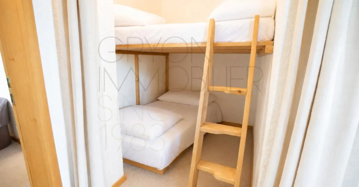 3,5-Zimmer-Wohnung in Gryon mit 47 m² Terrasse - Foto 12 von 13