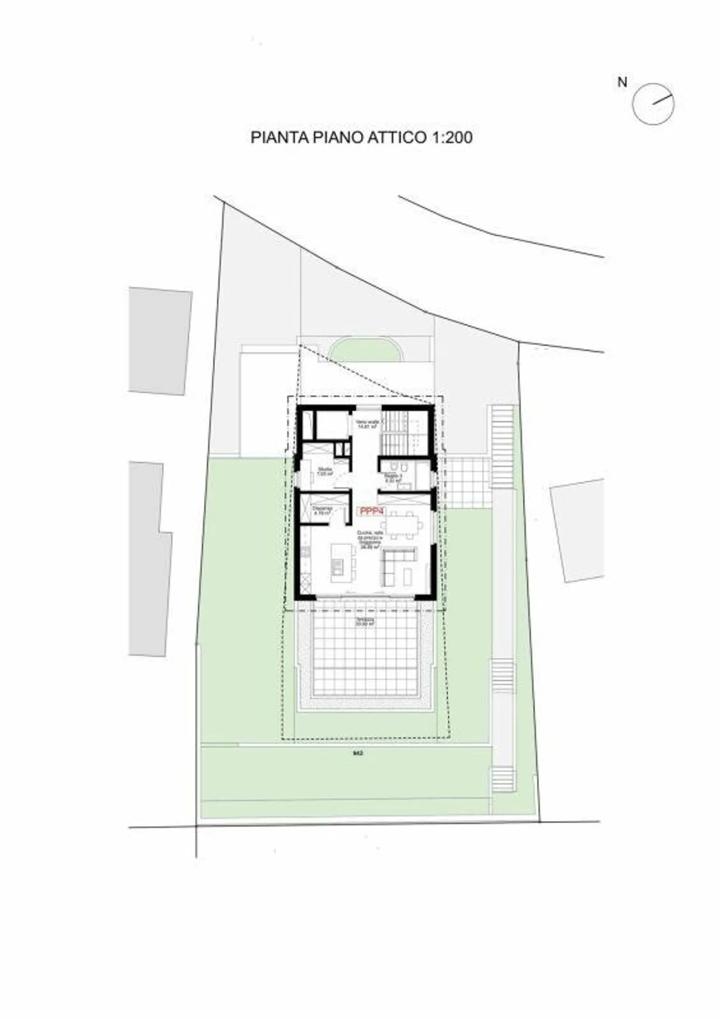 MELIDE · NUOVA RESIDENZA · ESCLUSIVO PENTHOUSE DUPLEX CON VISTA LAGO - Foto 7 di 7