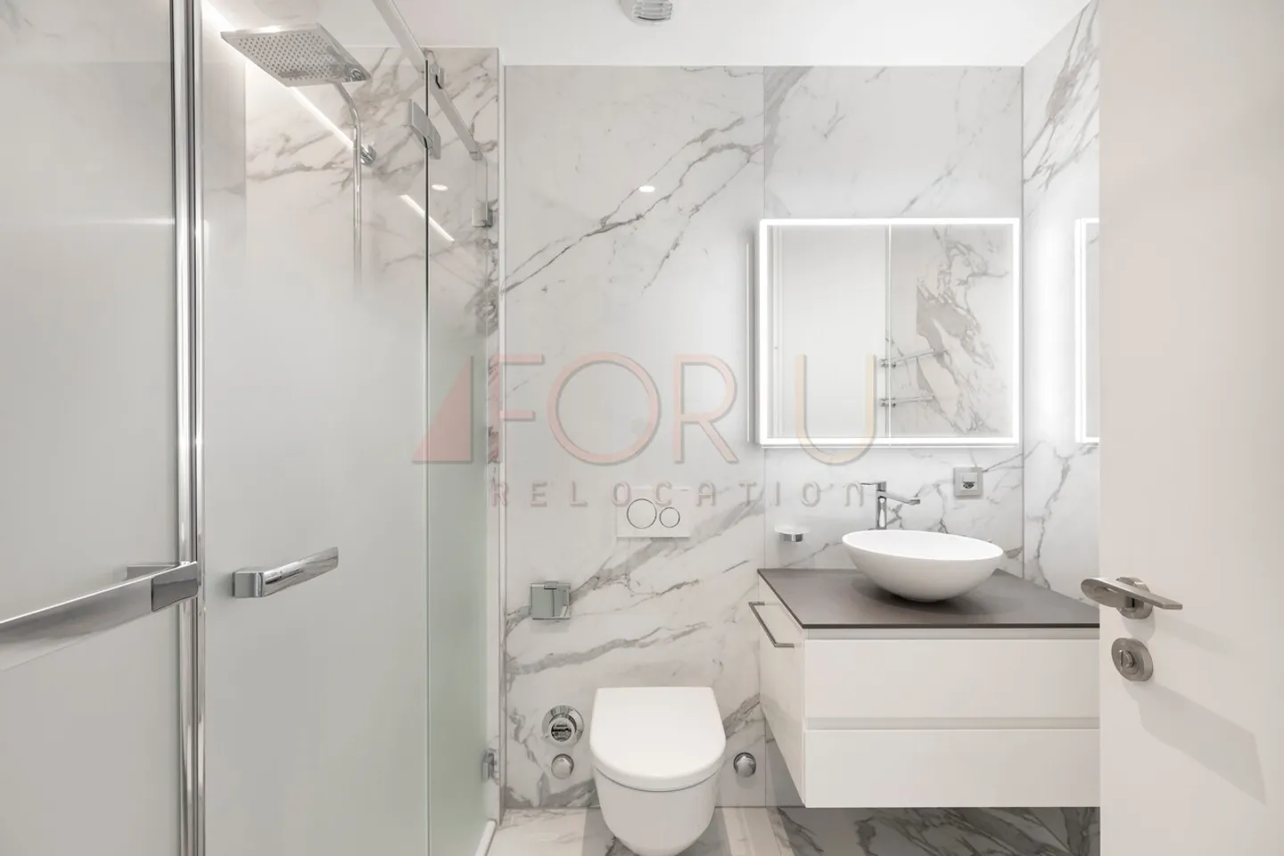 Wunderschöne moderne 3-Zimmer-Penthouse mit Terrasse in Vessy - Foto 10 von 12