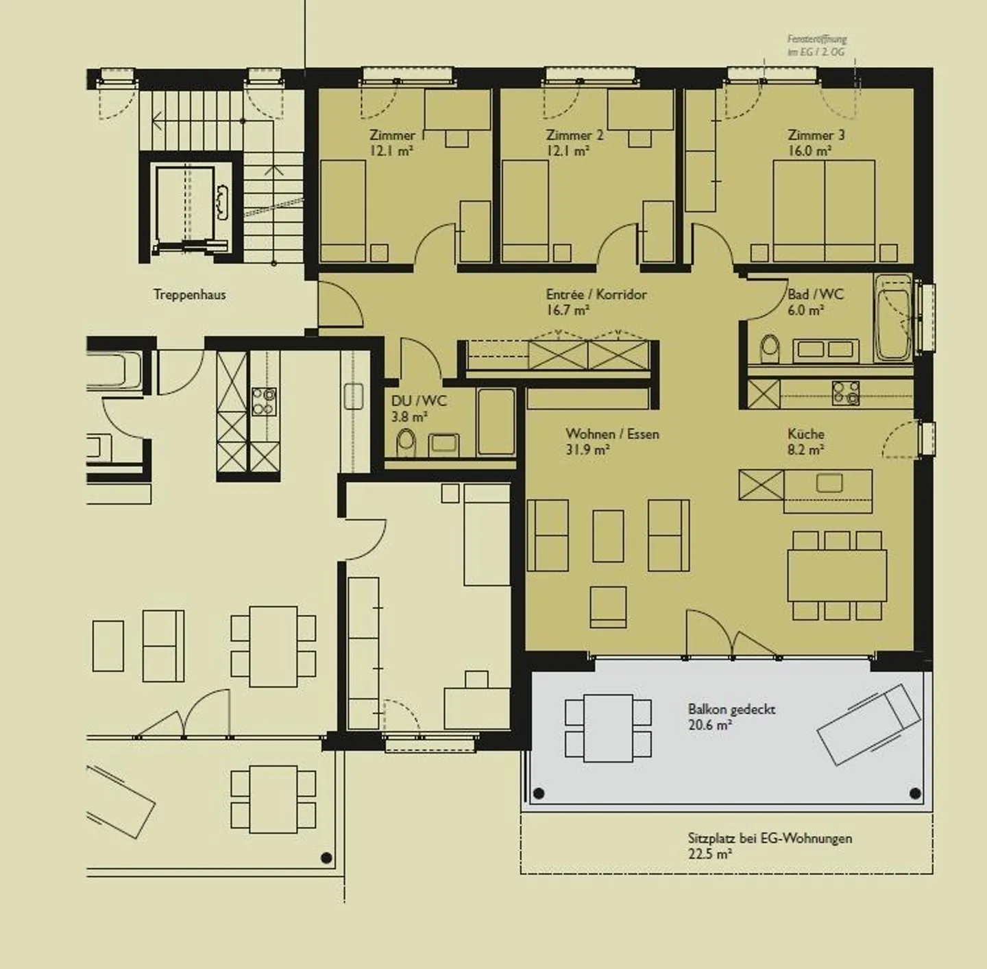 Appartamento familiare nel parco residenziale Leuenfeld - Foto 12 di 12