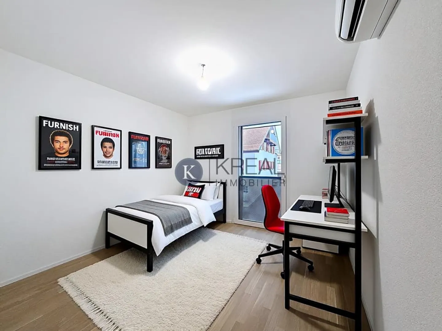 4.5-room apartment with balcony and master suite - Photo 5 of 9