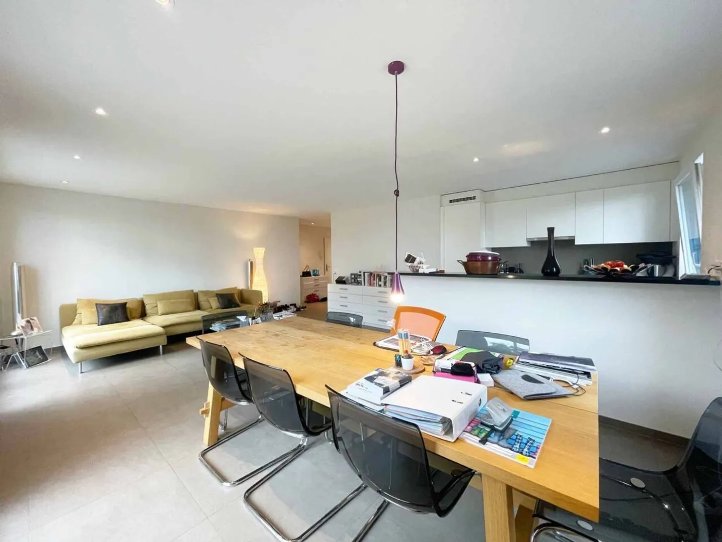 4.5-room luxury apartment in Lonay - Quiet, balcony and lake view - Photo 4 of 11