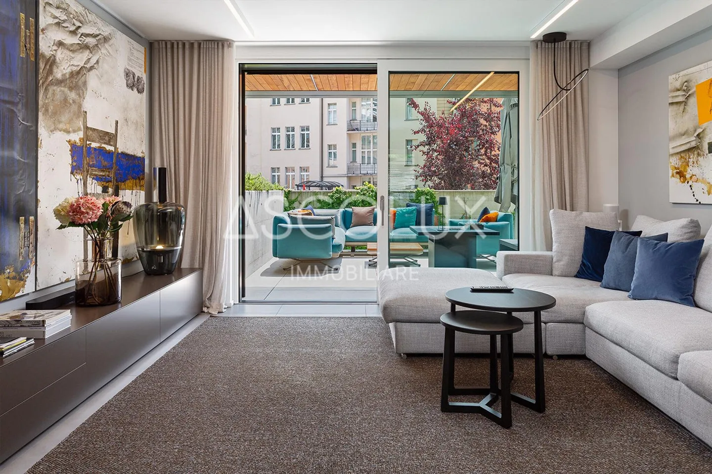 Appartement de jardin exclusif de 4,5 pièces avec climatisation complète - Photo 8 sur 13