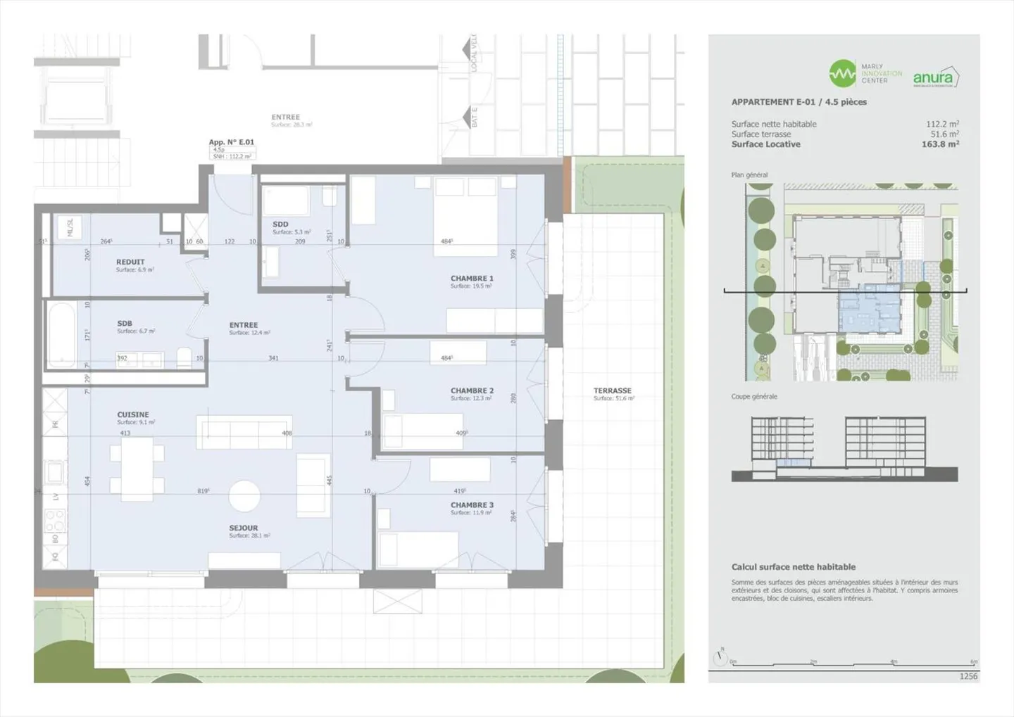Prairie 2 - Appartement 4.5 pièces au rez-de-chaussée - Photo 5 sur 5