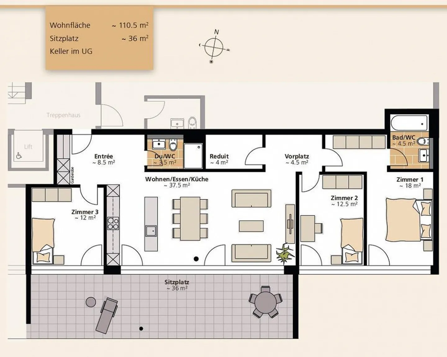 Appartamento moderno al piano terra in posizione centrale - Foto 9 di 9