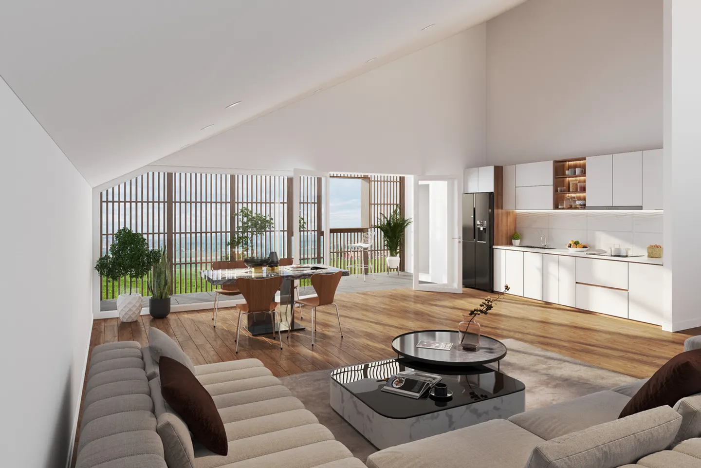 Superbe Appartement en Attique à Chavannes - Photo 4 sur 5