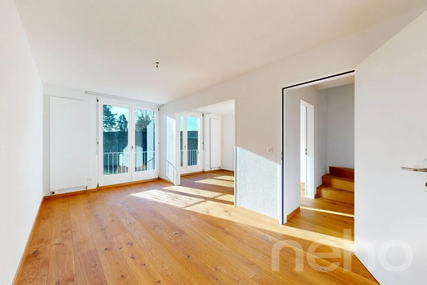 Maison mitoyenne attrayante de 5,5 pièces avec vue sur la verdure - Photo 8 sur 11