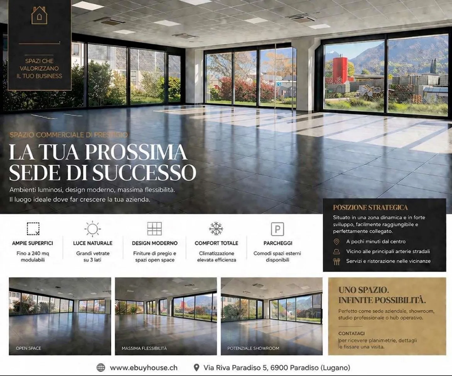 Espace commercial avec de grandes fenêtres dans un emplacement stratégique au rez-de-chaussée - Photo 7 sur 10