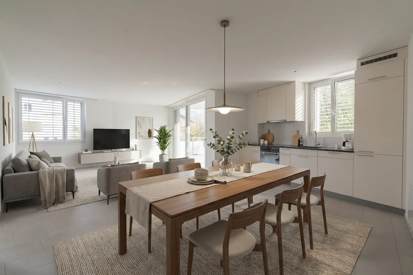 Appartement lumineux de 2,5 pièces avec grand espace de vie à Fahrweid - Photo 1 sur 13