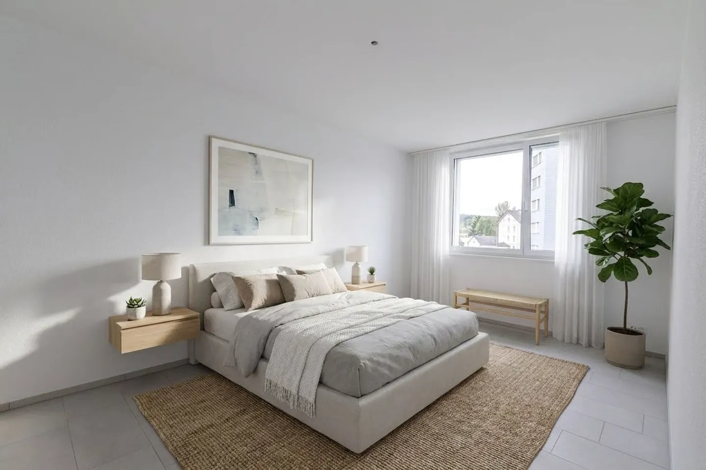 Appartement lumineux de 2,5 pièces avec grand espace de vie à Fahrweid - Photo 2 sur 13