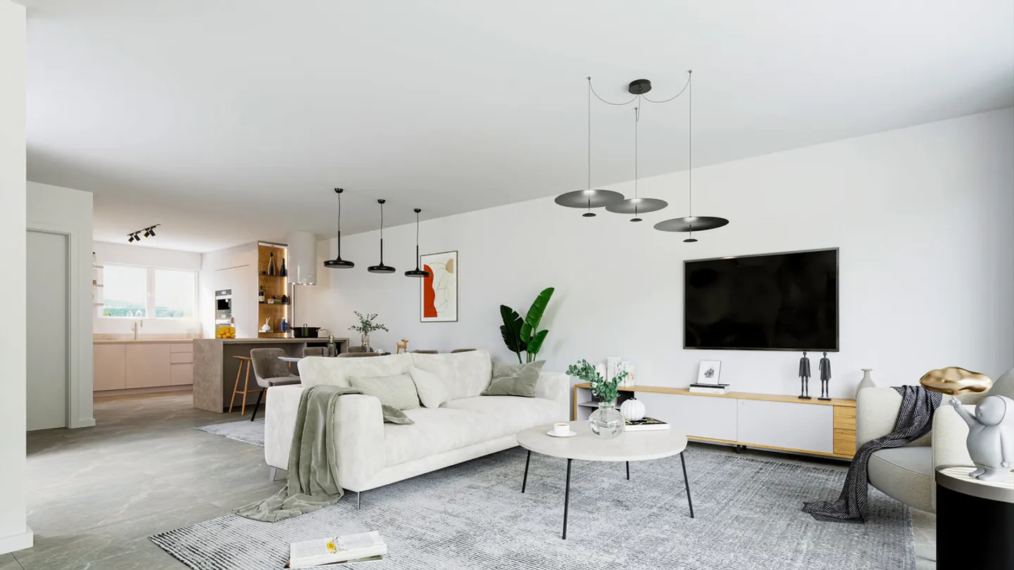 Verchières 13 - Neubau von 4 Villen mit 5,5 Zimmern - Foto 1 von 11