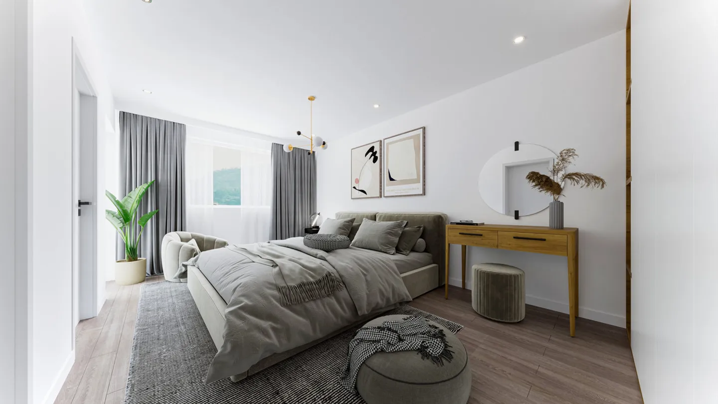 Verchières 13 - Neubau von 4 Villen mit 5,5 Zimmern - Foto 3 von 11
