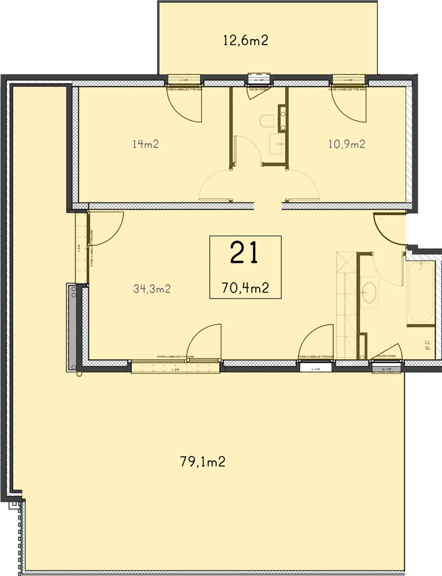 3.5 Room Apartment - Photo 2 of 14