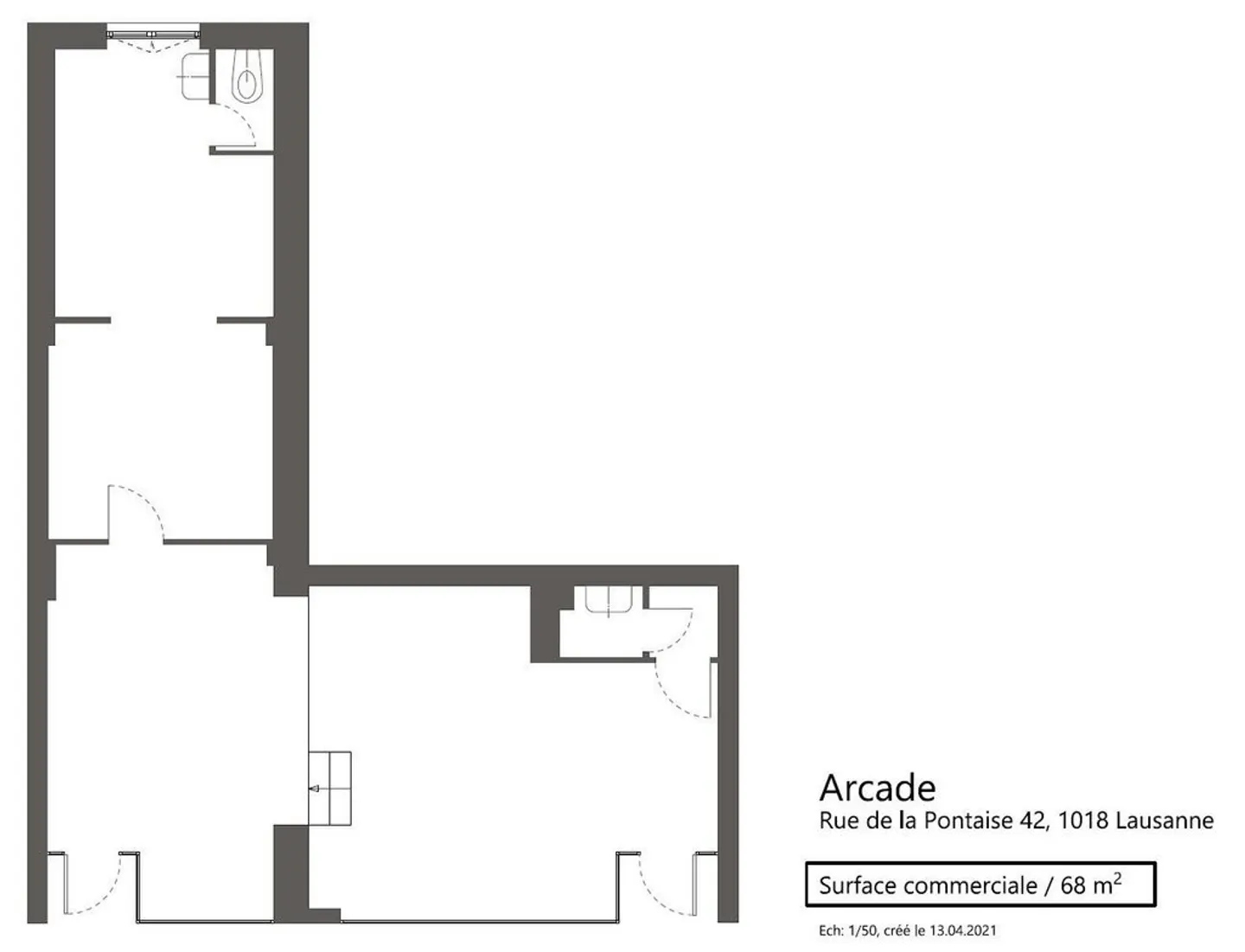 Il tuo futuro spazio commerciale a Losanna - Da settembre 2026 - Foto 6 di 7