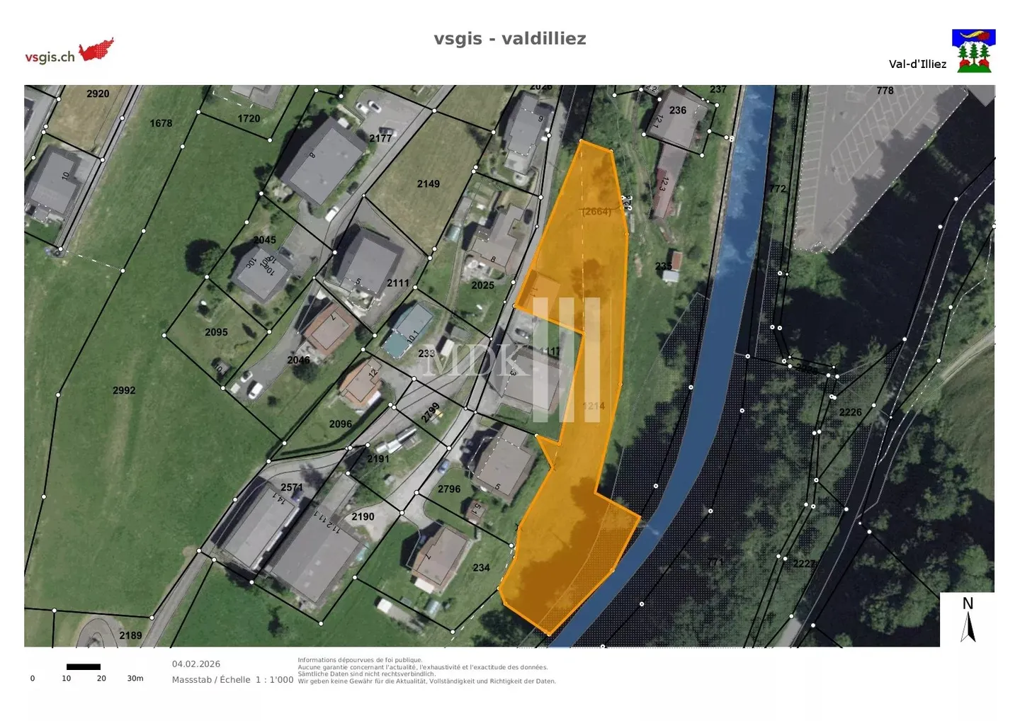 Baugrundstück in Val-d'Illiez - Foto 5 von 9