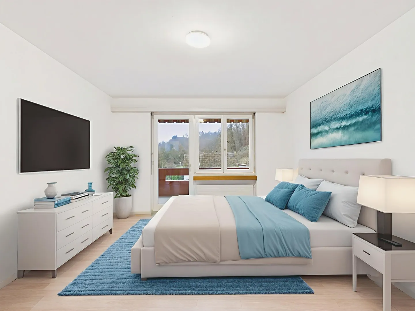 Helle 3.5-Zimmer Wohnung mit Balkon in Fisibach - Photo 5 of 11