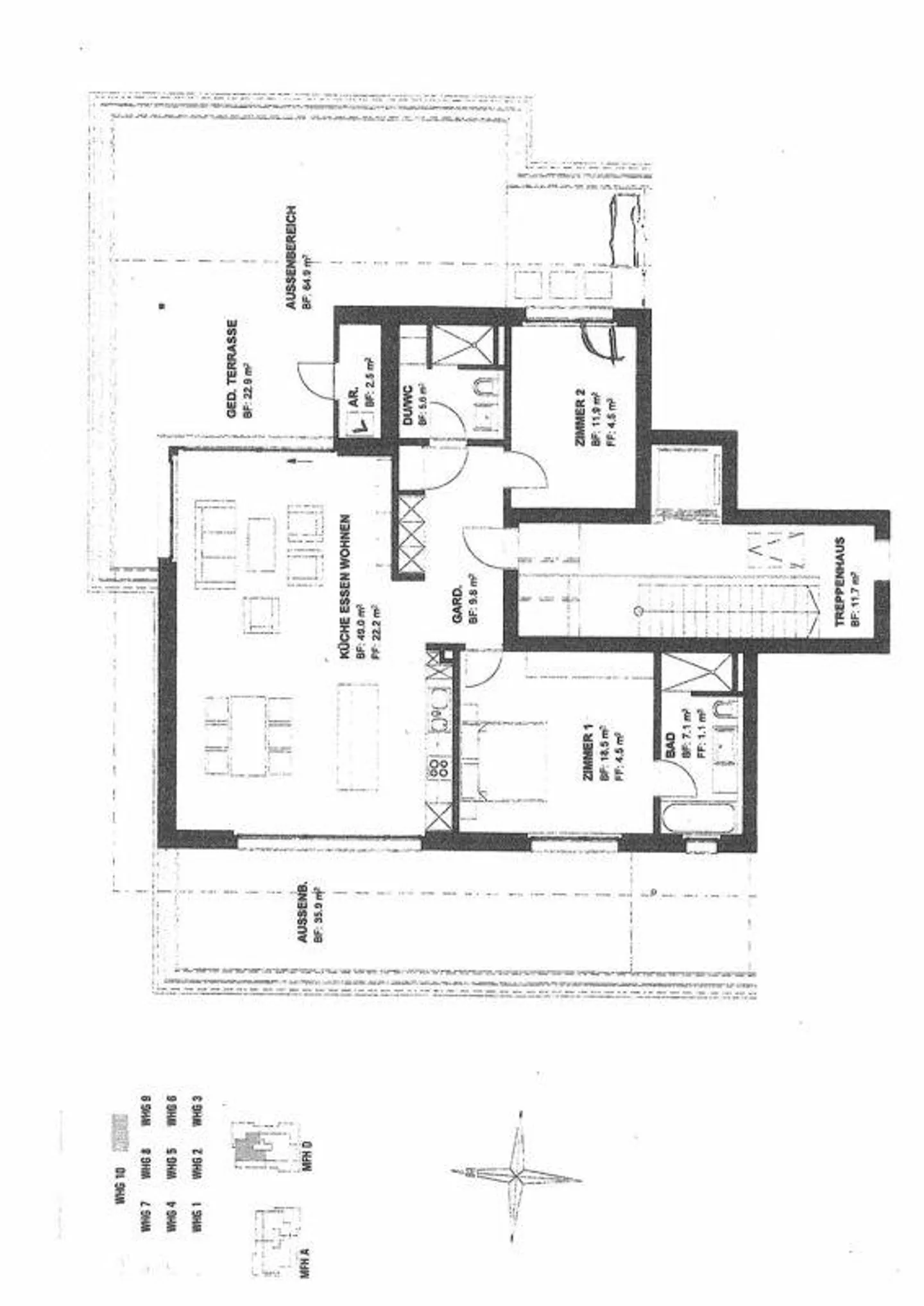 Moderne Attikawohnung mit Terrassen - Foto 13 von 13