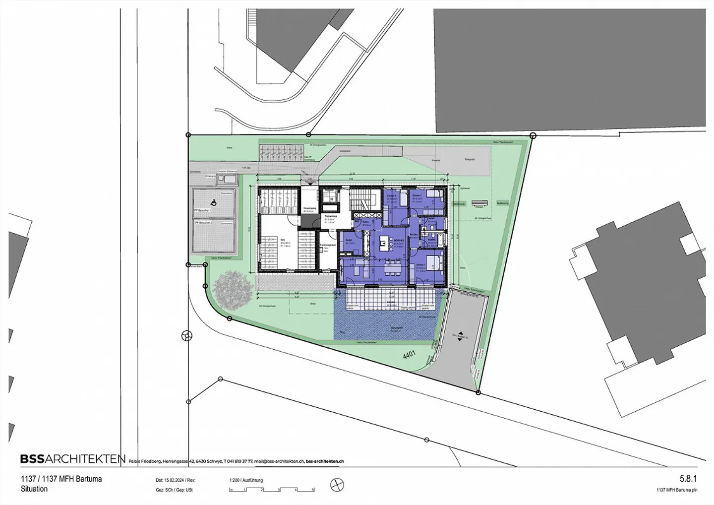 Appartamento 4.5 stanze in centro e in posizione tranquilla - Foto 3 di 4
