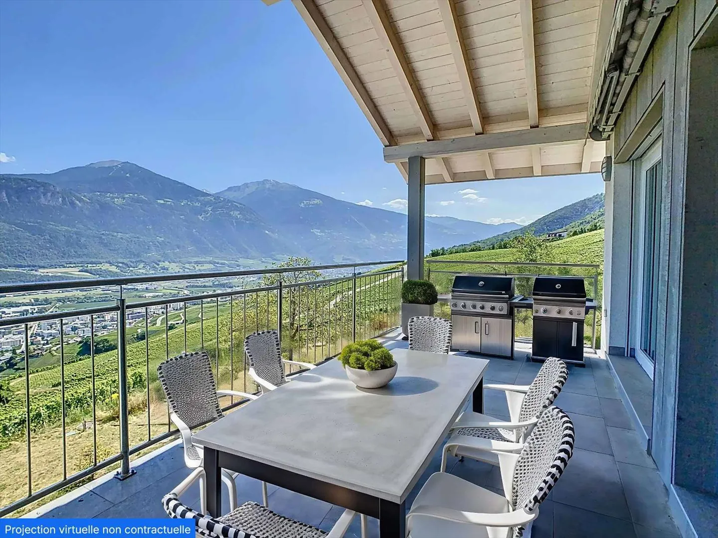 Appartamento-villa attico con vista panoramica - Darnona - Foto 4 di 13