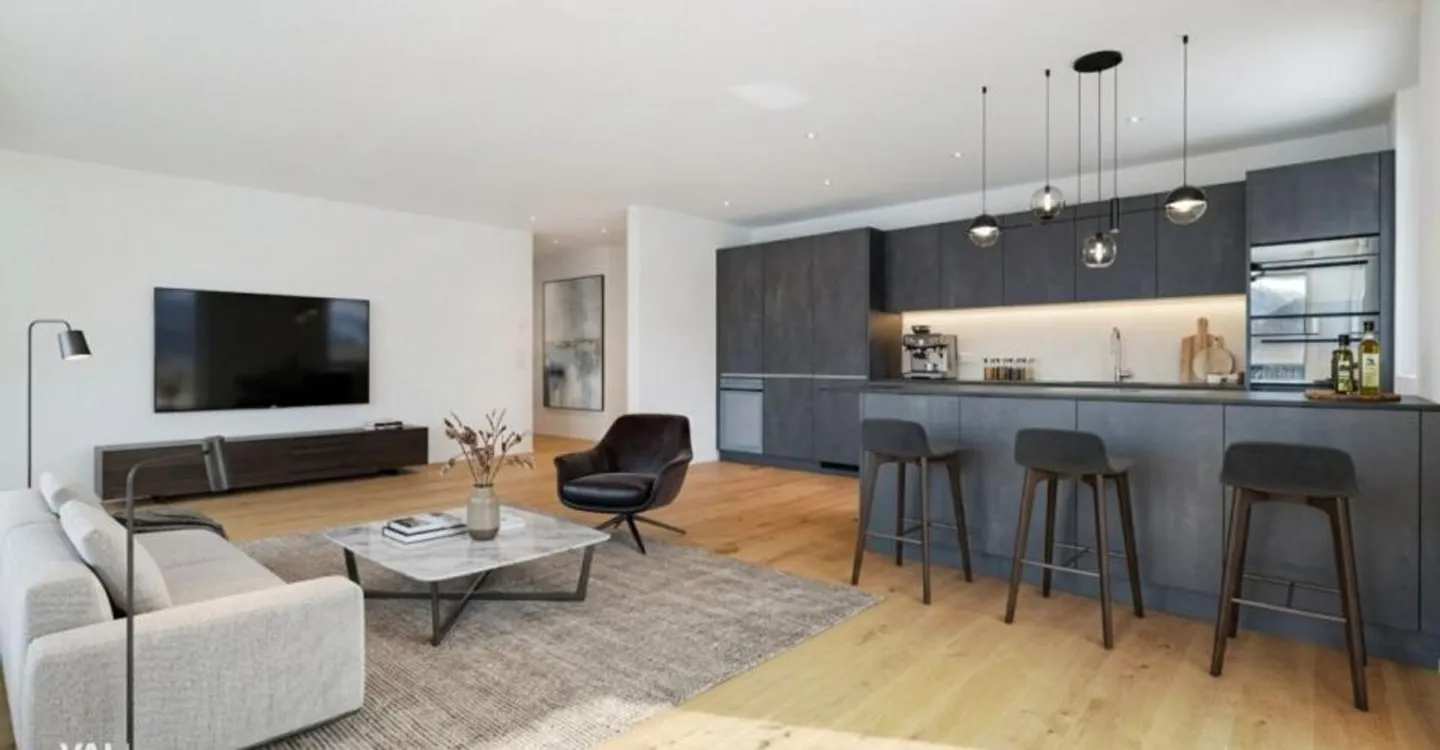 Unique 4.5-room penthouse apartment in Visp - modern living with the best view - Photo 3 of 12