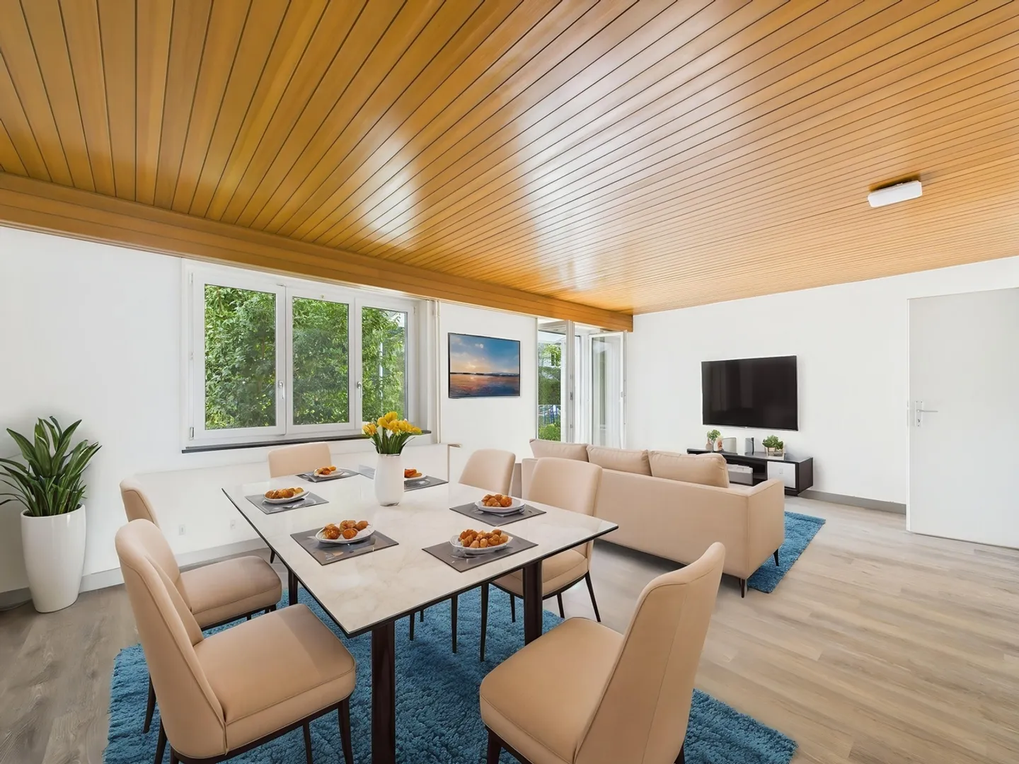 Newly renovated 4.5-room terraced house in Wil - Photo 2 of 11