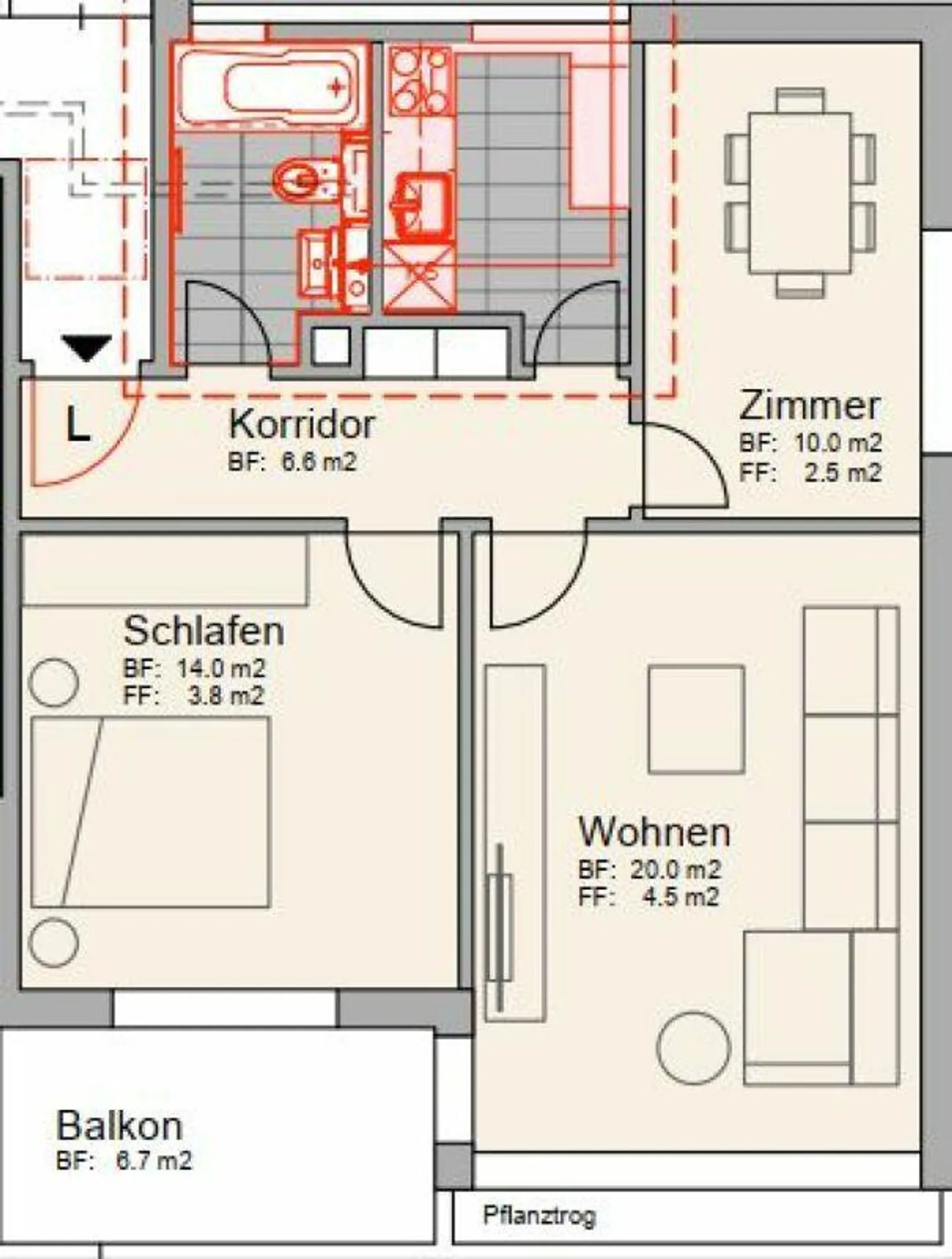 Charming 3-room apartment in St. Gallen - Photo 8 of 8