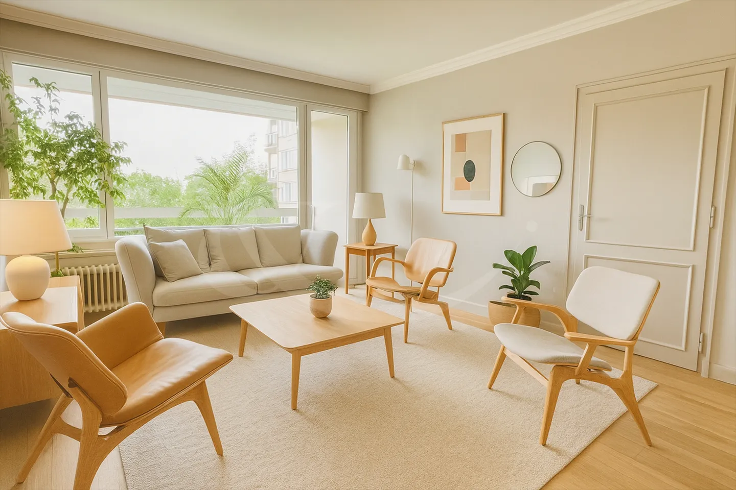 Élégance intemporelle et volumes généreux 6,5 pièces traversant à deux pas du parc Bertrand, à Champel - Photo 3 sur 13