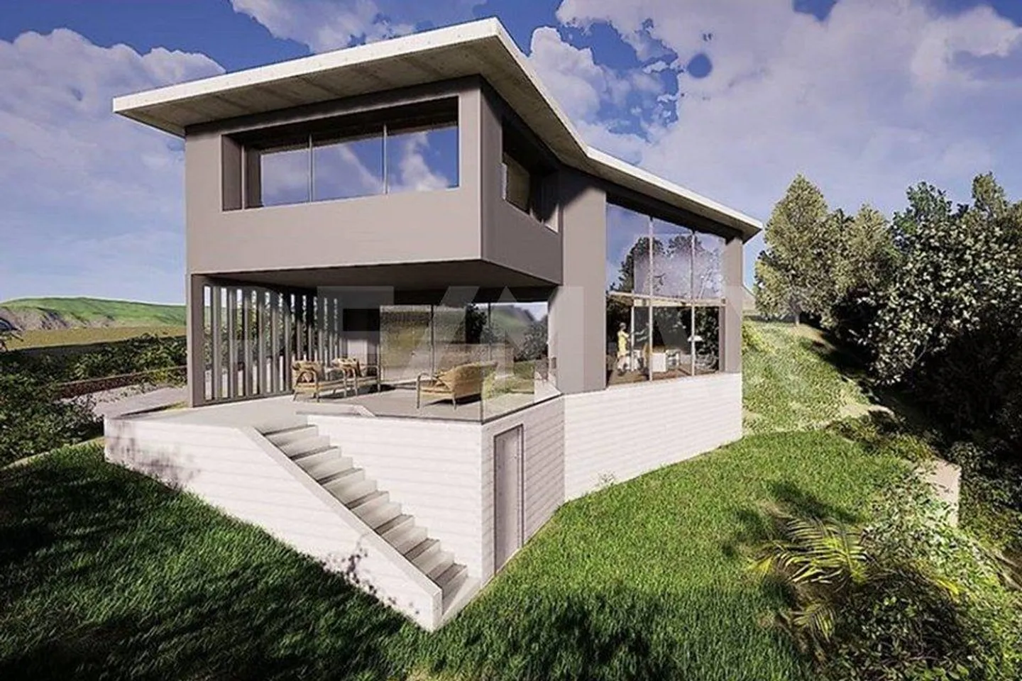 Moderne Villa mit genehmigter Baugenehmigung - Foto 1 von 13