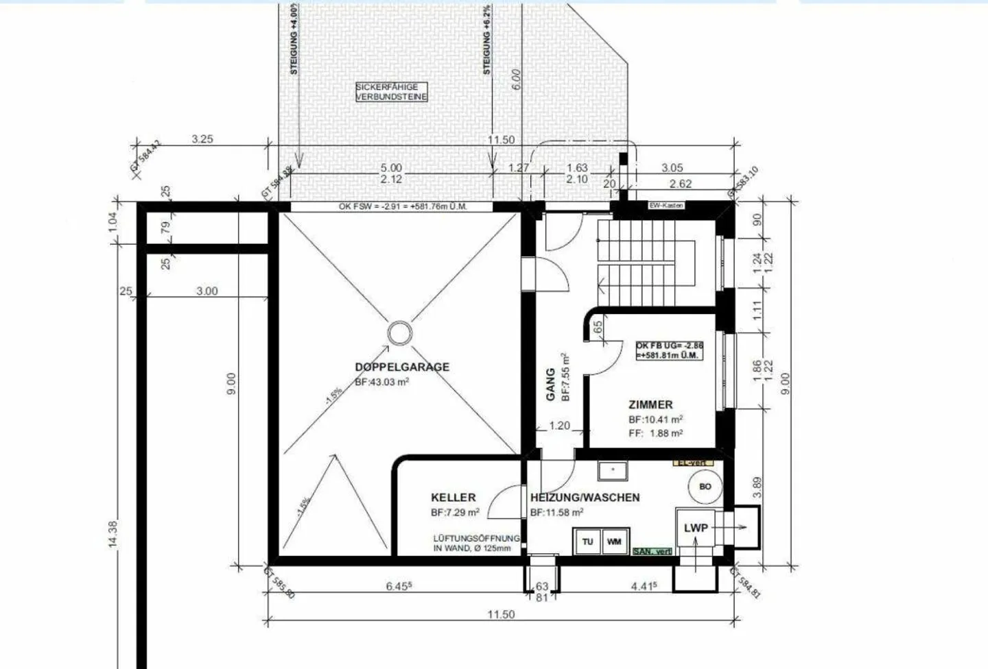 For sale in 9546 Tuttwil near Wängi, new detached 6½ room single-family house with double garage, in a quiet, sunny location / Solid construction! - Photo 3 of 10