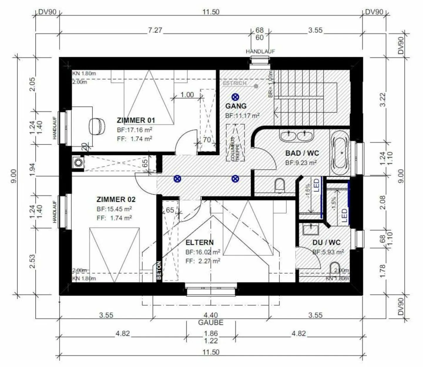 For sale in 9546 Tuttwil near Wängi, new detached 6½ room single-family house with double garage, in a quiet, sunny location / Solid construction! - Photo 5 of 10