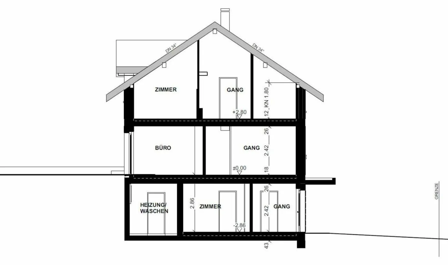For sale in 9546 Tuttwil near Wängi, new detached 6½ room single-family house with double garage, in a quiet, sunny location / Solid construction! - Photo 6 of 10