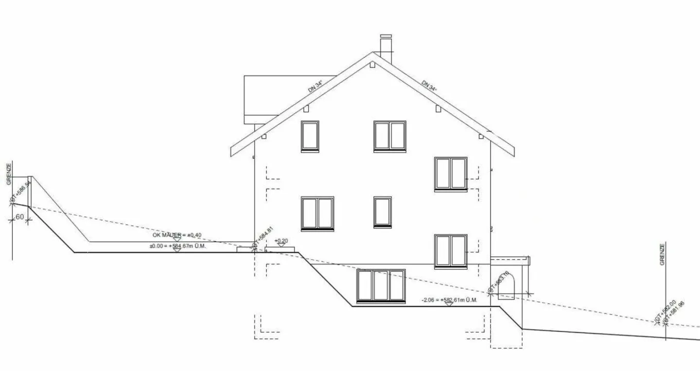 For sale in 9546 Tuttwil near Wängi, new detached 6½ room single-family house with double garage, in a quiet, sunny location / Solid construction! - Photo 8 of 10