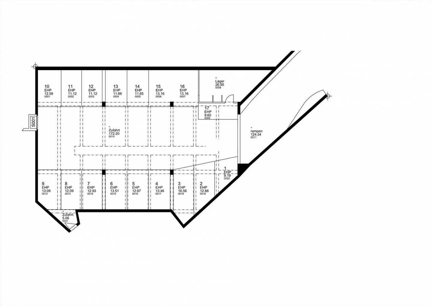 Deux places de stationnement - emplacement central à Windisch - Photo 2 sur 3